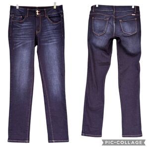 KanCan Los Angeles Blue Jeans Women’s Size 13 30 Dark Wash Mid Rise Slim